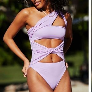 Agua Bendita Gemma twist one piece swimsuit